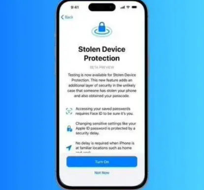 改则苹果授权维修店分享被盗设备保护功能开启方法 