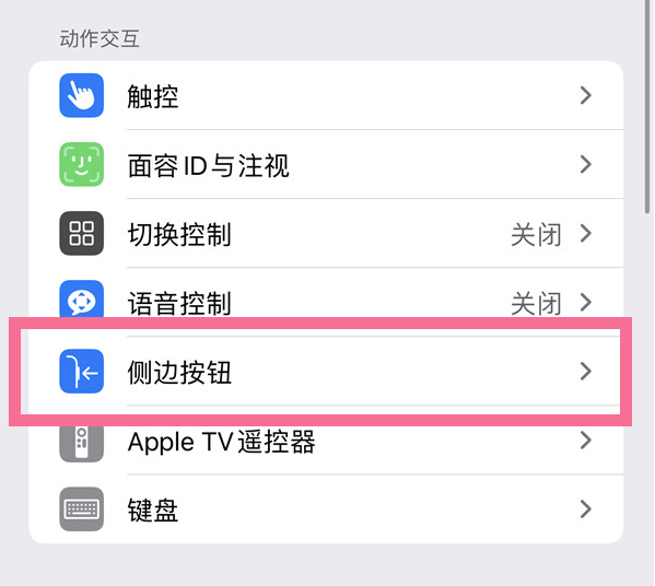 改则苹果14维修店分享iPhone14 Plus侧键双击下载功能关闭方法 