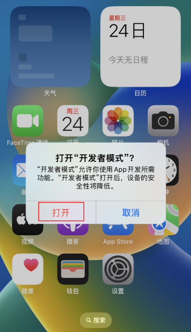 改则苹果手机维修分享如何打开开发者模式 
