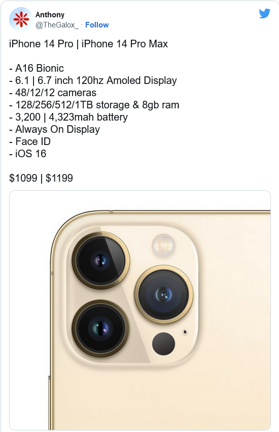 改则苹果14维修分享iPhone 14全系涨价 